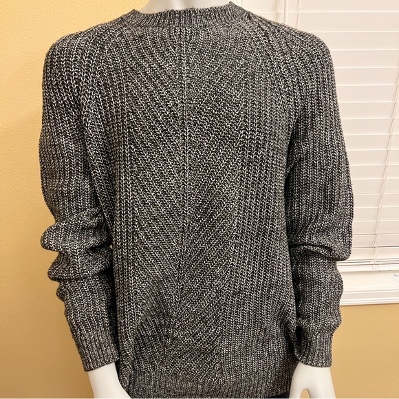 Express Other - Express Mens knitted marble Crewneck sweater